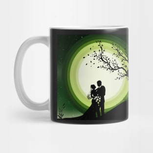 Wadding landscape vactor Art Mug